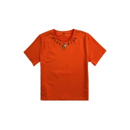 Design orange crew neck women's T-shirt customized short sexy T-shirt embroidered logo crew neck T-shirt fashion trend T1110 Design orange crew neck women's T-shirt customized short sexy T-shirt embroidered logo crew neck T-shirt fashion trend T1110